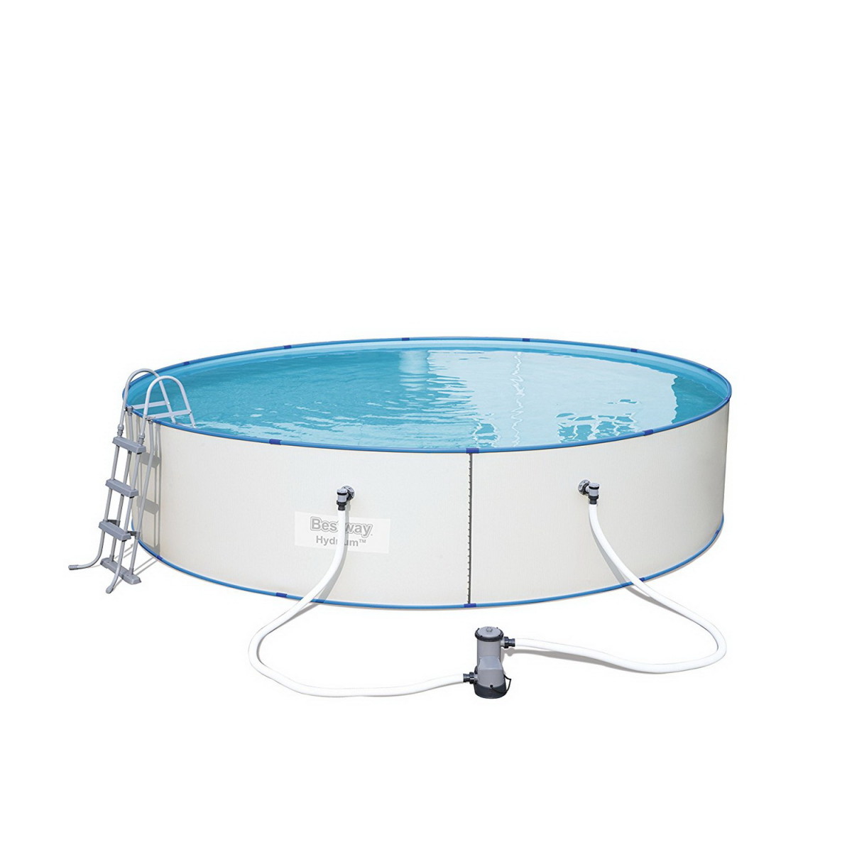 Каркасный бассейн Bestway 56607 BW, Hydrium Splasher 488х107см, фильтр-насос, лестница